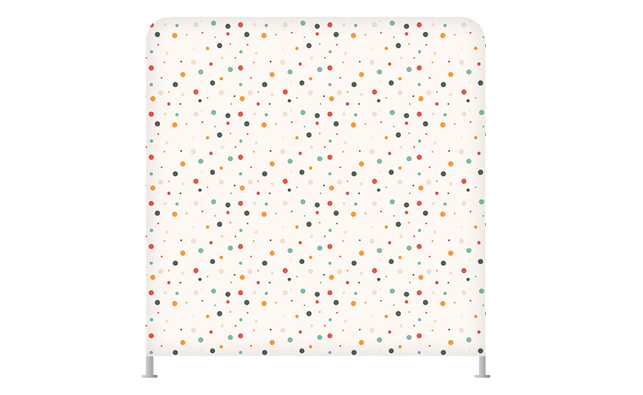polka dot photo booth backdrop rental